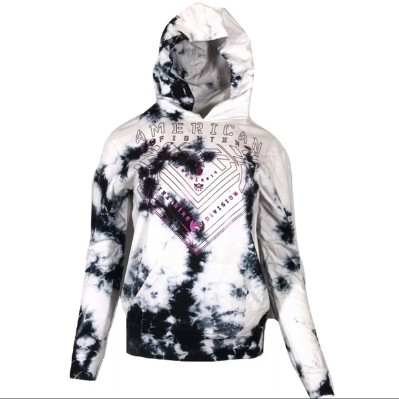 AMERICAN FIGHTER Womens Hoodie Sweat Shirt - Picture 2 of 7